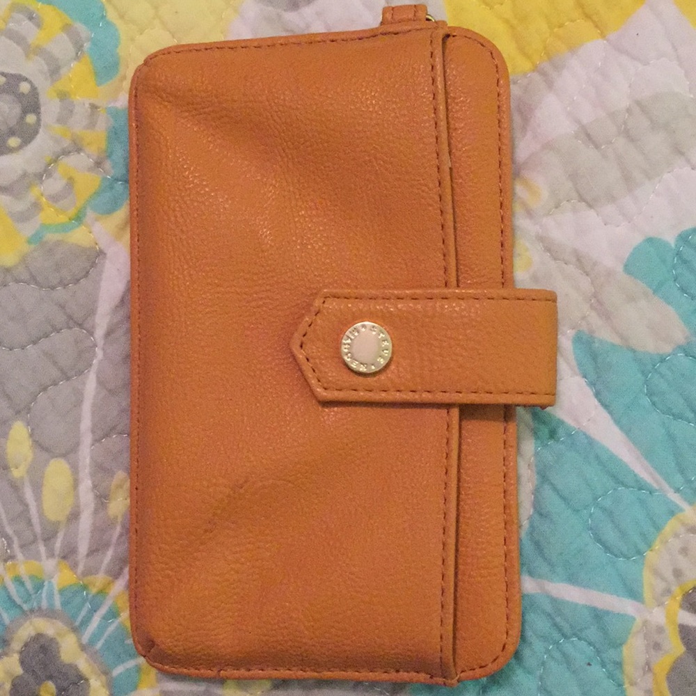 Steve Madden gold Id holder